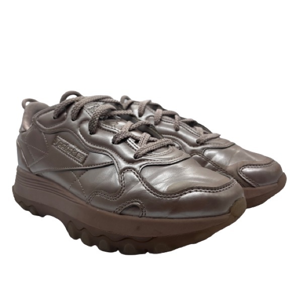 Rose Gold Reebok Sneakers - Picture 7 of 9